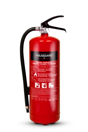 Rød Housegard 6 kg pulverslukker PE6HR-C